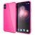 iPhone X Hülle Handyhülle von NALIA, Silikon Jelly Case, Dünnes Cover Schutzhülle Pink
