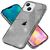 Für iPhone 14 Plus Hülle Glitzer Handyhülle Durchsichtig Glitter Cover Etui Case Schwarz
