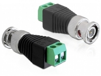 Adapter, BNC an Terminalblock 2 Pin, Delock® [65323]