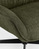 Ohrensessel Elvar; 85x85x101 cm (BxTxH); Sitz grün meliert, Gestell schwarz