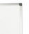 Bi-Office Maya Gridded Double Sided Non Magnetic Whiteboard Melamine Aluminium Frame 1800x1200mm