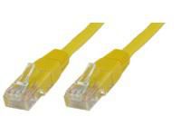 U/UTP CAT5e 0.5M Yellow PVC Unshielded Network Cable, PVC, 4x2xAWG 26 CCA Network Cables