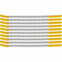 Clip Sleeve Wire Markers SCN-18-0, Black, White, Nylon, 300 pc(s) Marcatori per cavi