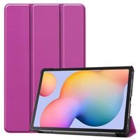 Tri-fold caster hard shell cover - Purple for Samsung Galaxy Tab S6 Lite Tablet-Hüllen