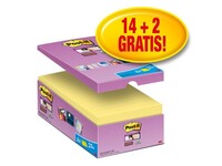 Post-it® Super Sticky Notes Canary Yellow™ Voordeelpak, 76 x 127 mm, Geel (pak 16 blokken)