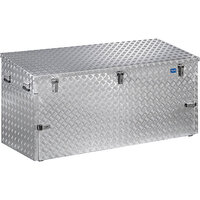 Caja de transporte de chapa de aluminio acanalada
