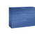 Armario para archivadores colgantes ASISTO, anchura 1200 mm, con 3 cajones, azul genciana / azul genciana.