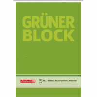 Briefblock Der grüne Block A5 60g/qm blanko 50 Blatt