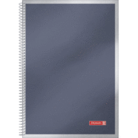 Spiralnotizbuch A4 100 Blatt 90g/qm kariert Premium Metallic