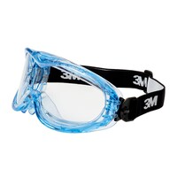 3M™ Fahrenheit™ Vollsicht-Schutzbrille, indirekte Belüftung, Antikratz-Beschichtung, transparente Polycarbonatscheibe, 71360-00012