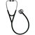 3M™ Littmann® Cardiology IV™ Stethoskop für die Diagnose, Bruststück und Schlauchanschluss hochglanzpoliert, schwarzer Schlauch, Ohrbügel aus Edelstahl, 69 cm, 6177