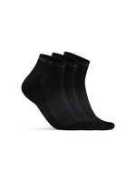 Craft Socks CORE Dry Mid Sock 3-Pack 46-48 BLACK