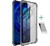 IMAK szilikon telefonvédő (közepesen ütésálló, légpárnás sarok + képernyővédő fólia) FÜSTSZÍNŰ [Huawei P Smart (2020)]