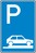 Verkehrszeichen VZ 315-85 Parken auf Gehwegen, 630 x 420, 2mm flach, RA 2