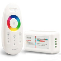 Wireless Touch RGB PWM-Controller mit Funk-Fernbedienung 2.4GHz, 12-24V DC 3x4A