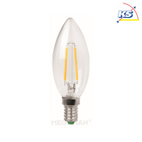 LED Filament Kerzenform C35, E14, 3W 2700K 250lm, opal