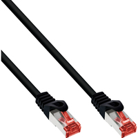 Patchkabel - S/FTP (PiMf) - Cat.6 - halogenfrei - Kupfer - schwarz - 15m