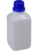 500ml Narrow mouth square bottles HDPE with tamper-evident screw cap