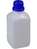 500ml Narrow mouth square bottles HDPE with tamper-evident screw cap