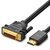 Kabel przewód przejściówka adapter DVI - HDMI FHD 60Hz 1.5m czarny