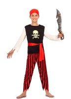 Disfraz de Pirata a Rayas para niño 3-4A