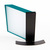 Table Price Holder Frame / Flip Display System / Tabletop Flip Display "EasyMount QuickLoad" | green