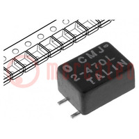 Inductor: wire; SMD; 500mA; 130mΩ; Induct.of indiv.wind: 47uH