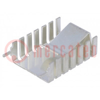Radiator: gepresst; TO218,TO247,TO248; L: 32mm; W: 20mm; H: 9mm; roh