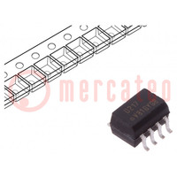 Optocoupler; SMD; Ch: 2; OUT: transistor; Uinsul: 5.3kV; Uce: 80V; SO8