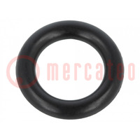 Junta O-ring; caucho NBR; Thk: 3mm; Øint: 11mm; negro; -30÷100°C