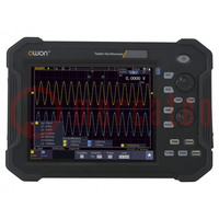 Oscilloscope manuel; 70MHz; 8bit; LCD TFT 8"; Ch: 2; 1Gsps; 40Mpts