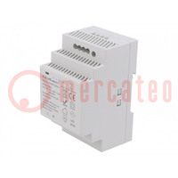 Power supply: switching; for DIN rail; 54W; 12VDC; 4.5A; IP20; 85%