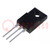 Thyristor; 800V; Ifmax: 25A; 16A; Igt: 30/50mA; TO220FP; THT; tube