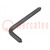 Wrench; hex keys with pilot; HEX 8mm; Overall len: 108mm; steel