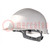 Protective helmet; adjustable; Size: 53÷63mm; white; ZIRCON I
