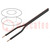 Wire: loudspeaker cable; 2x1.5mm2; stranded; OFC; black; PVC