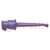 Clip-on probe; hook type; 5A; 60VDC; violet; 2.29mm; L: 59.69mm