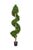 Artificial Buxus Topiary Spiral Tree - 90cm, Green