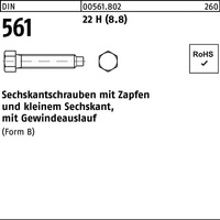 Sechskantschraube DIN 561 Zapfen BM 30x