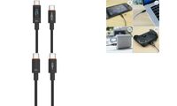 ANSMANN Daten- & Ladekabel, USB-C - USB-C, 0,6 m (18006389)