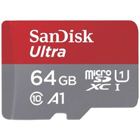 CARTE MICROSDXC SANDISK MICROSDXC ULTRA 64GB (140MB/S A1 CL. 10 UHS-I) + ADAPTER TABLET 64 GB A1 APPLICATION PERFORMANCE CLASS,