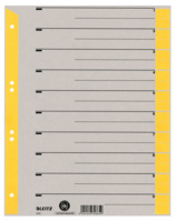 Trennblatt, A4, Karton, farbig bedruckt, gelb