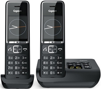 Gigaset COMFORT 550A DUO téléphone Téléphone DECT Identification de l'appelant Noir