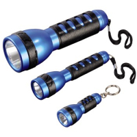 Hama FL-130 Torch Set Noir, Bleu Lampe torche LED