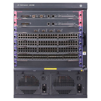HPE 7506 Vezérelt Ethernet-áramellátás (PoE) támogatása Fekete