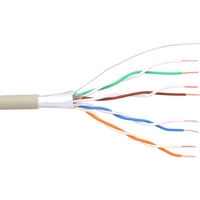 InLine Telephone Cable 8 wire solid installation 4x2x06mm shielded 25m