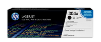 HP 304A originele zwarte LaserJet tonercartridge, 2-pack
