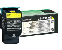 Lexmark C544, X544 Yellow Extra High Yield Return Programme Toner Cartridge (4K) festékkazetta Eredeti Sárga