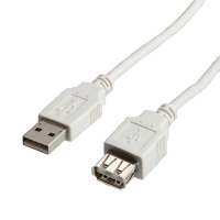 VALUE 11.99.8949-100 USB kábel 1,8 M USB 2.0 USB A Fehér