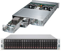 Supermicro 2028TP-DNCTR Intel® C612 LGA 2011 (Socket R) Rack (2U) Black, Grey